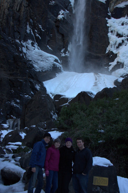 Leah, Aaron, Steve and I at Bridal Veil Falls